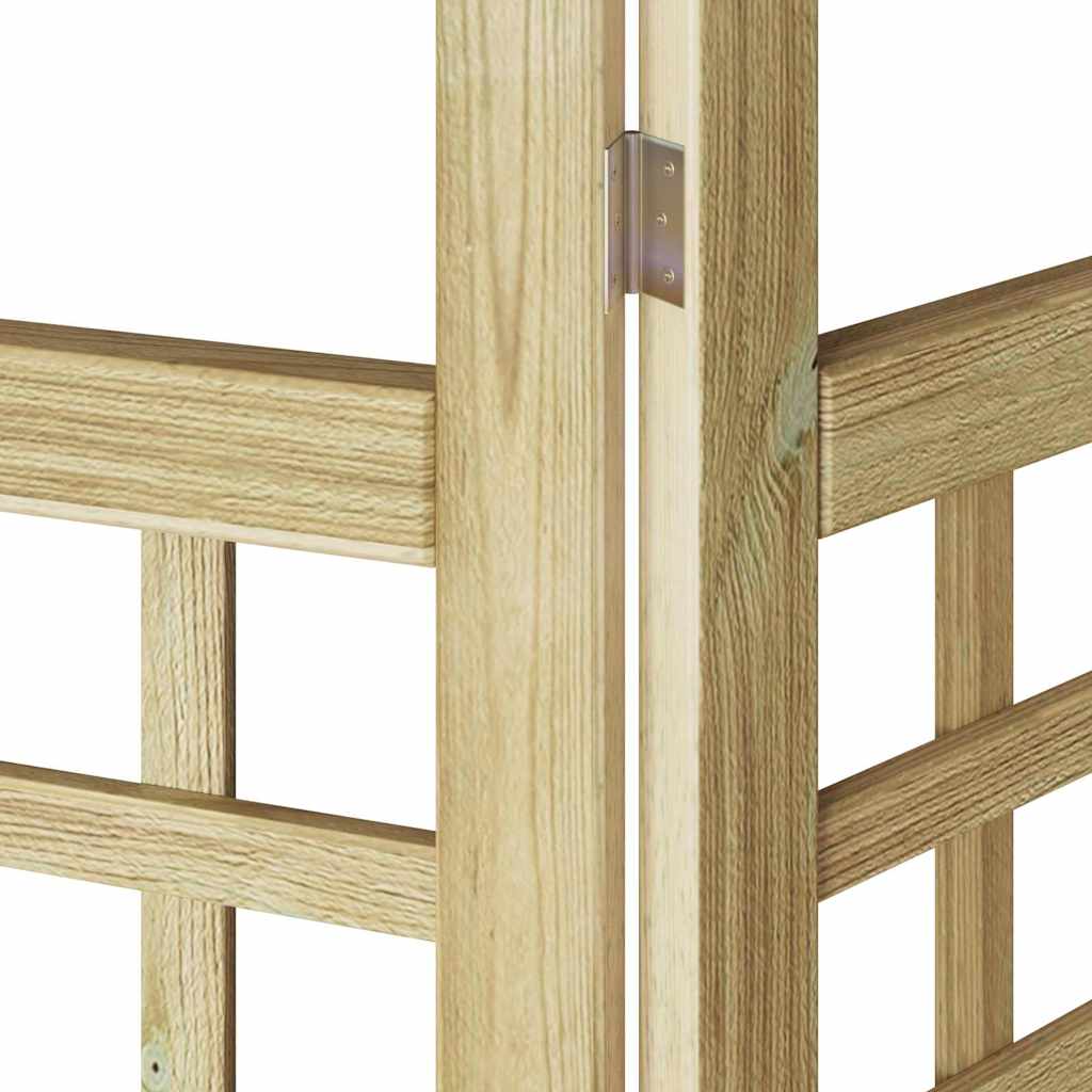 Sichtschutz Honigbraun 240 x 180 cm Massivholz Kiefer