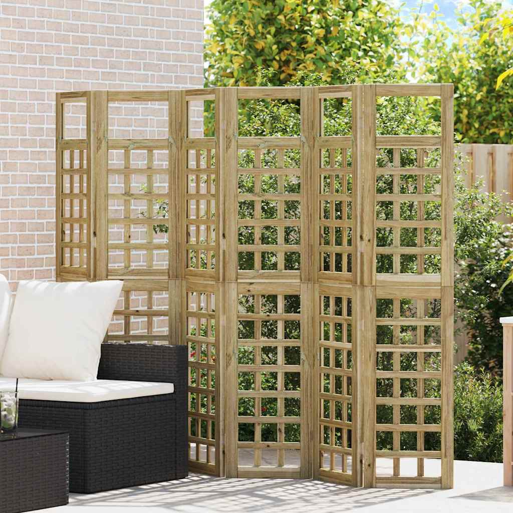 Sichtschutz Honigbraun 240 x 180 cm Massivholz Kiefer