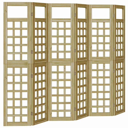 Sichtschutz Honigbraun 240 x 180 cm Massivholz Kiefer