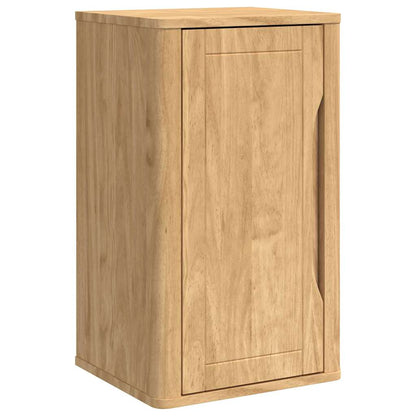 vidaXL Badezimmermöbel-Set FLORO 3 pcs Wachsbraun Massivholz Kiefer