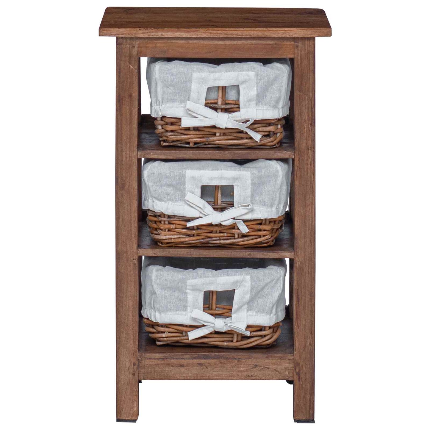 Beistelltisch Braun Massivholz Mahagoni