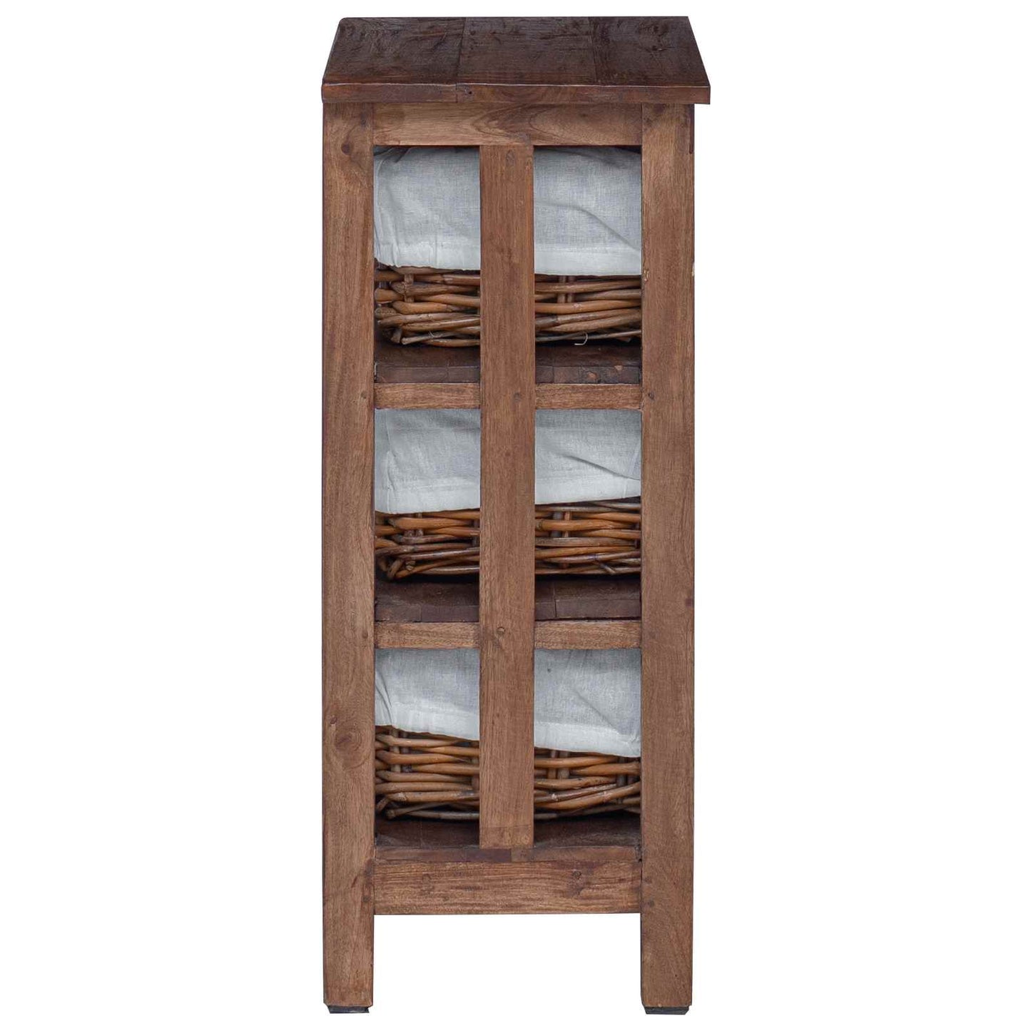 Beistelltisch Braun Massivholz Mahagoni