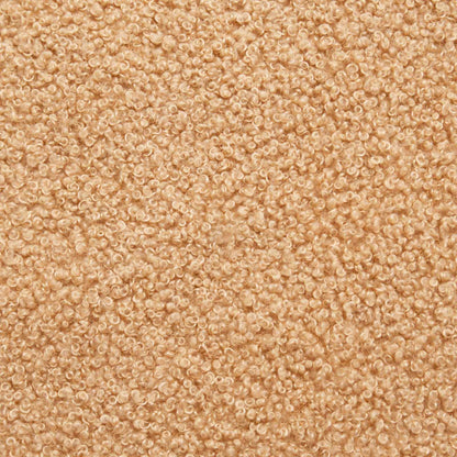 Drehstuhl Beige 63 x 75 x 76 cm Schafsleder
