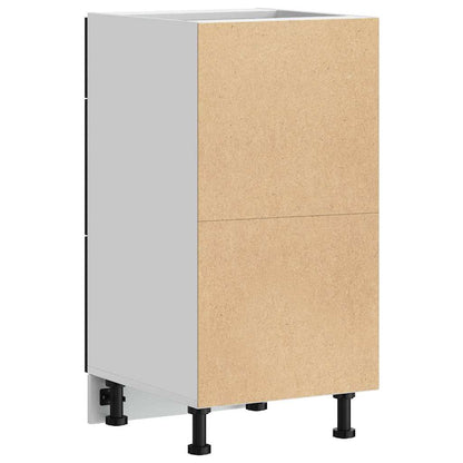 vidaXL Küchenunterschrank Schwarz Eichen-Optik 40 x 46 x 81.5 cm