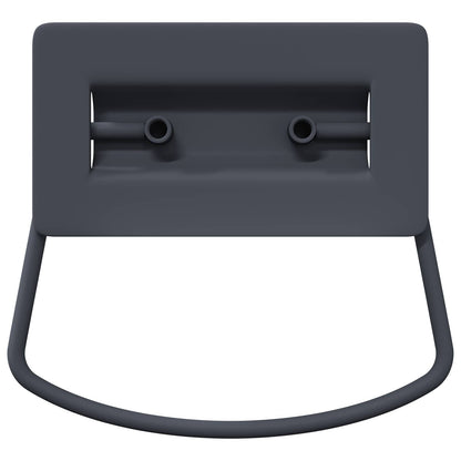 Schrankgriffe 12 pcs Anthrazit 85 x 45 mm Metall