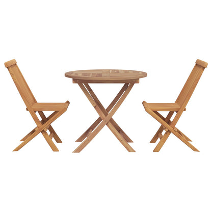 vidaXL Garten Essgruppe 3 pcs Braun Massivholz Akazie