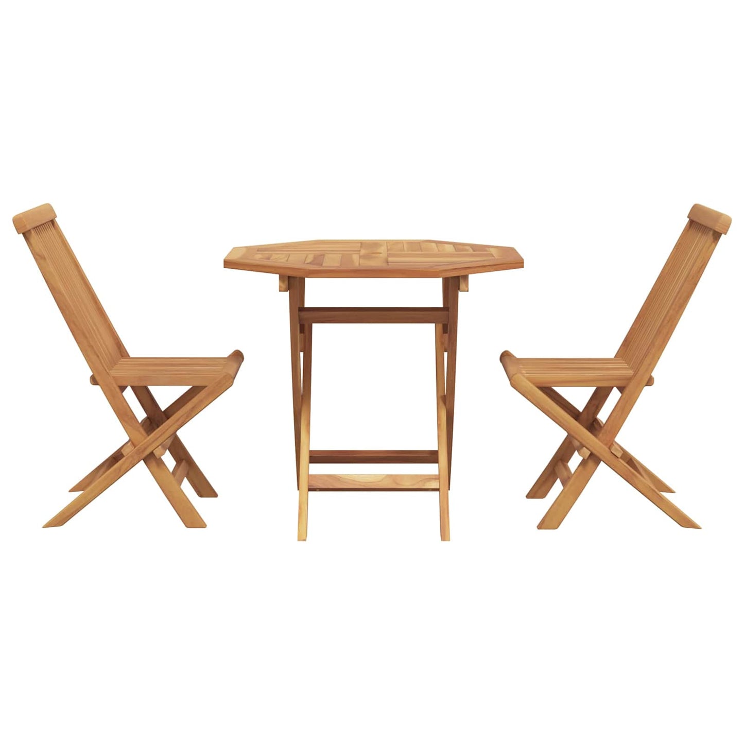 vidaXL Garten Essgruppe 3 pcs Braun Massivholz Akazie