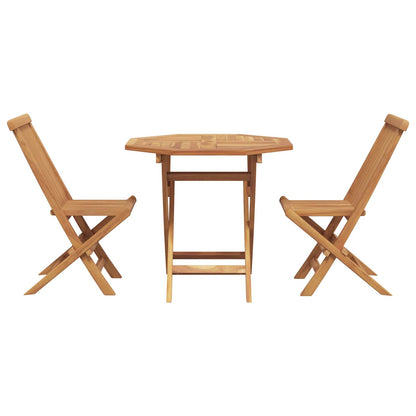 vidaXL Garten Essgruppe 3 pcs Braun Massivholz Akazie