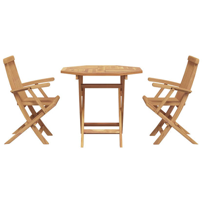 vidaXL Garten Essgruppe 3 pcs Braun Massivholz Akazie