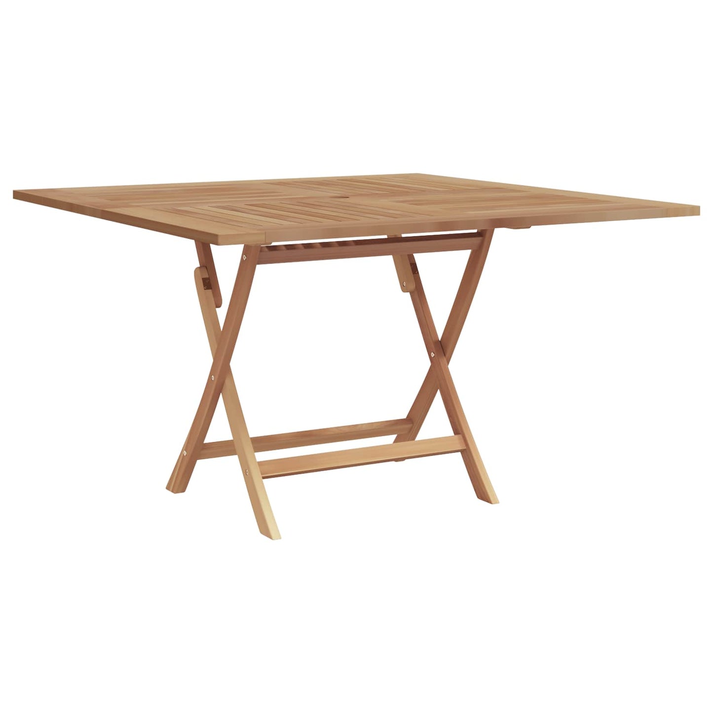 vidaXL Garten Essgruppe 5 pcs Braun Massivholz Teak