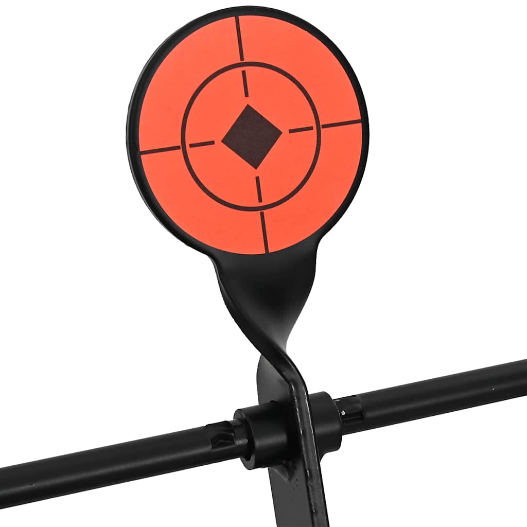 Zurücksetzbares Ziel Schwarz 40 x 34 x 53 cm Stahl