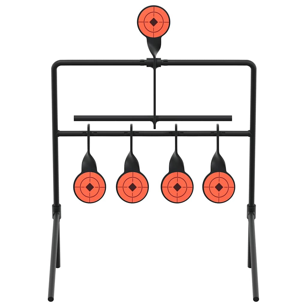 Zurücksetzbares Ziel Schwarz 40 x 34 x 53 cm Stahl