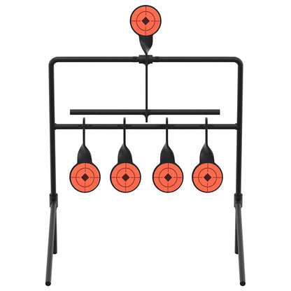Zurücksetzbares Ziel Schwarz 40 x 34 x 53 cm Stahl