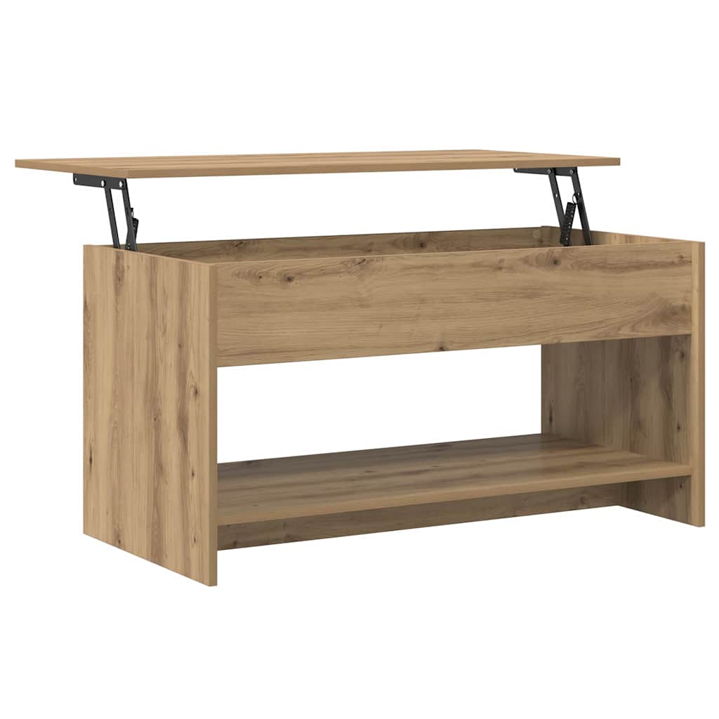 vidaXL Couchtisch Artisan-Eiche 80 x 50,5 x 41,5 cm Holzwerkstoff