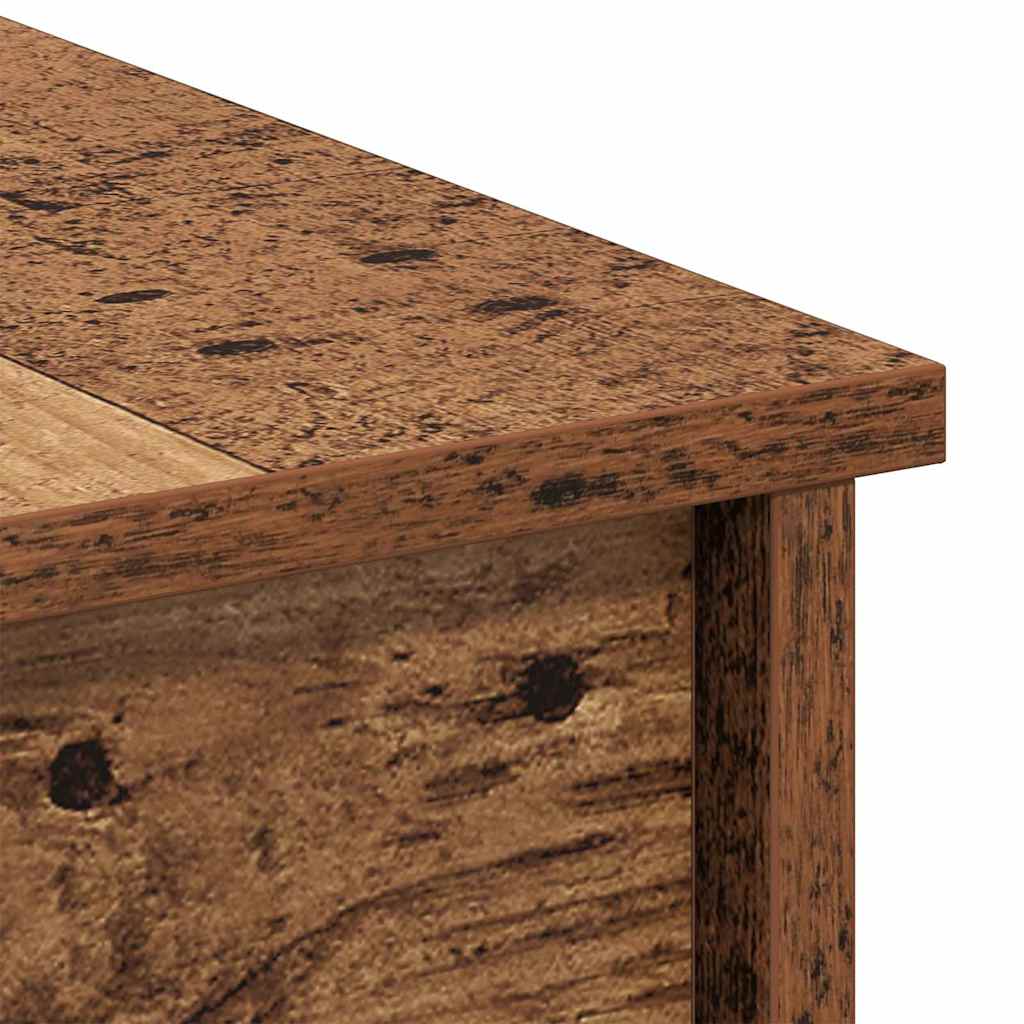 vidaXL Table basse en bois de récupération 102 x 50,5 x 46,5 cm Bois d'ingénierie