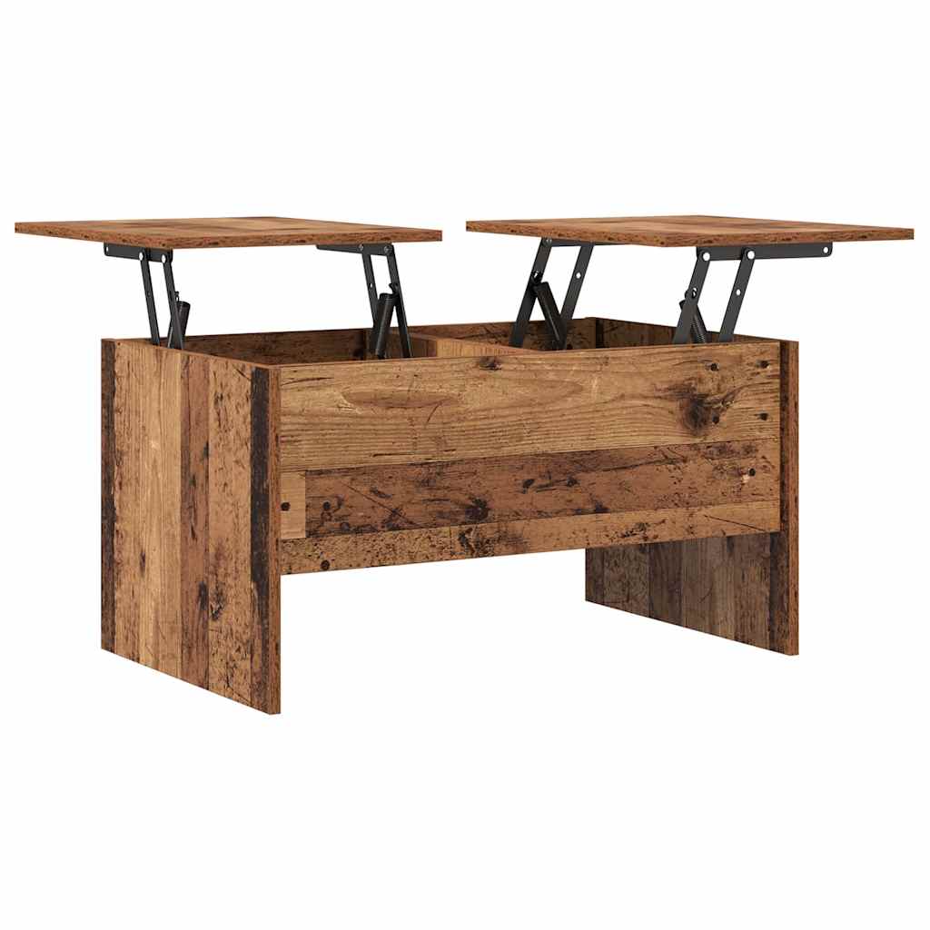 vidaXL Table basse en bois de récupération 102 x 50,5 x 46,5 cm Bois d'ingénierie