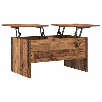 vidaXL Table basse en bois de récupération 102 x 50,5 x 46,5 cm Bois d'ingénierie