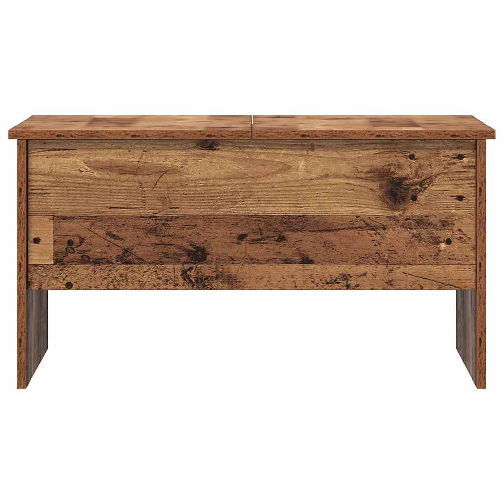 vidaXL Table basse en bois de récupération 102 x 50,5 x 46,5 cm Bois d'ingénierie