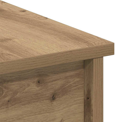 vidaXL Table basse chêne Artisan 102 x 50,5 x 46,5 cm bois d'ingénierie