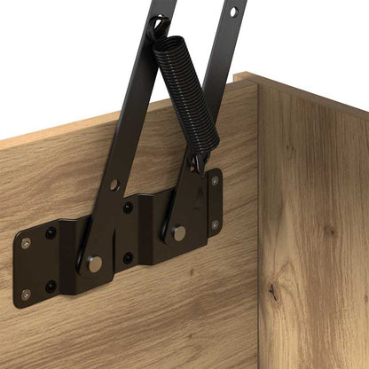 vidaXL Table basse chêne Artisan 102 x 50,5 x 46,5 cm bois d'ingénierie