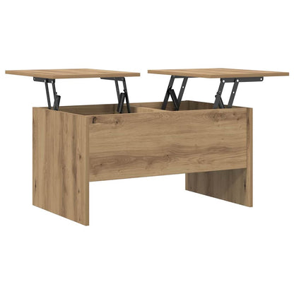 vidaXL Table basse chêne Artisan 102 x 50,5 x 46,5 cm bois d'ingénierie