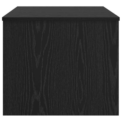 vidaXL Table basse noire aspect chêne 102 x 50,5 x 46,5 cm