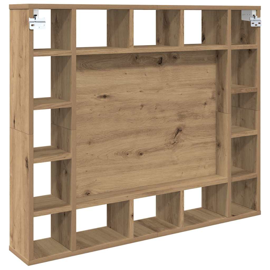 vidaXL Spiegelschrank Artisan-Eiche 91 x 15 x 76,5 cm Holzwerkstoff
