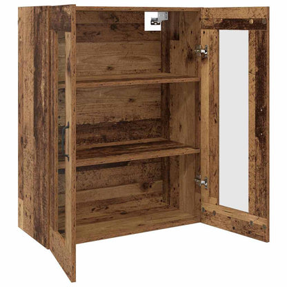 Hängeschrank Wandmontiert Braun 69.5 x 34 x 90 cm Holzwerkstoff