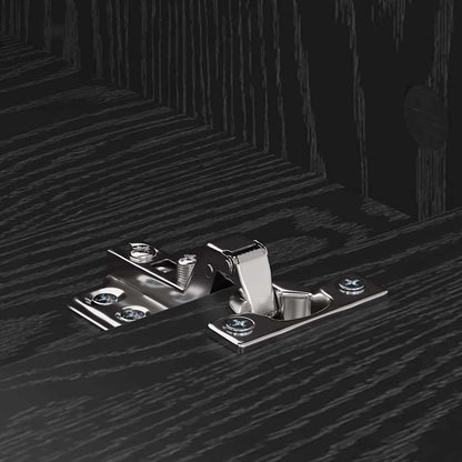 TV-Schränk Schwarz Eichen-Optik 150 x 30 x 45 cm Holzwerkstoff