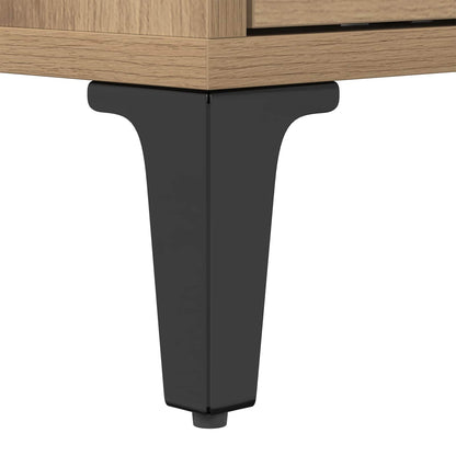 vidaXL TV-Schränk Artisan-Eiche 150 x 30 x 45 cm Verbundholz und Eisen