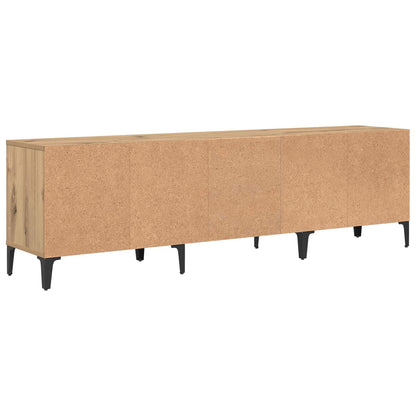 vidaXL TV-Schränk Artisan-Eiche 150 x 30 x 45 cm Verbundholz und Eisen
