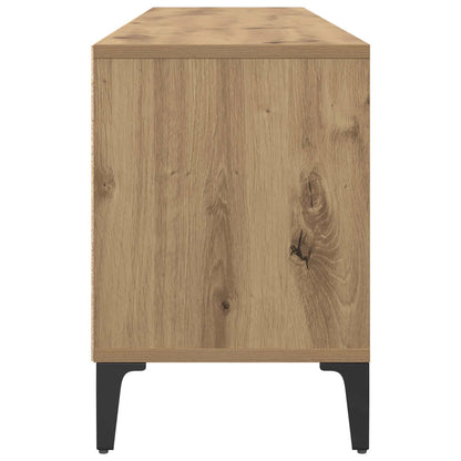 vidaXL TV-Schränk Artisan-Eiche 150 x 30 x 45 cm Verbundholz und Eisen