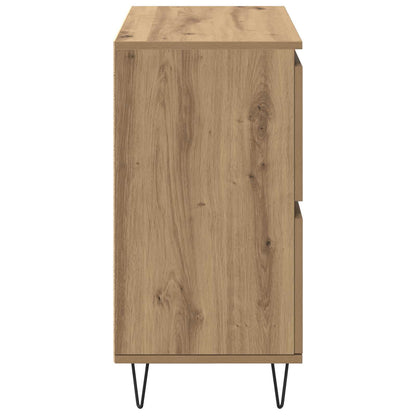 vidaXL Sideboard Artisan-Eiche 60 x 35 x 70 cm