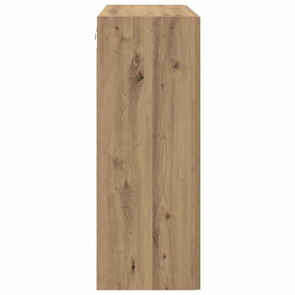 Wandschrank Artisan-Eiche 69,5 x 34 x 90 cm Holzwerkstoff