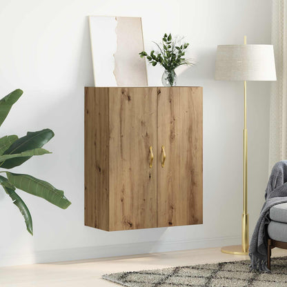 vidaXL Wandschrank Artisan-Eiche 69,5 x 34 x 90 cm Holzwerkstoff