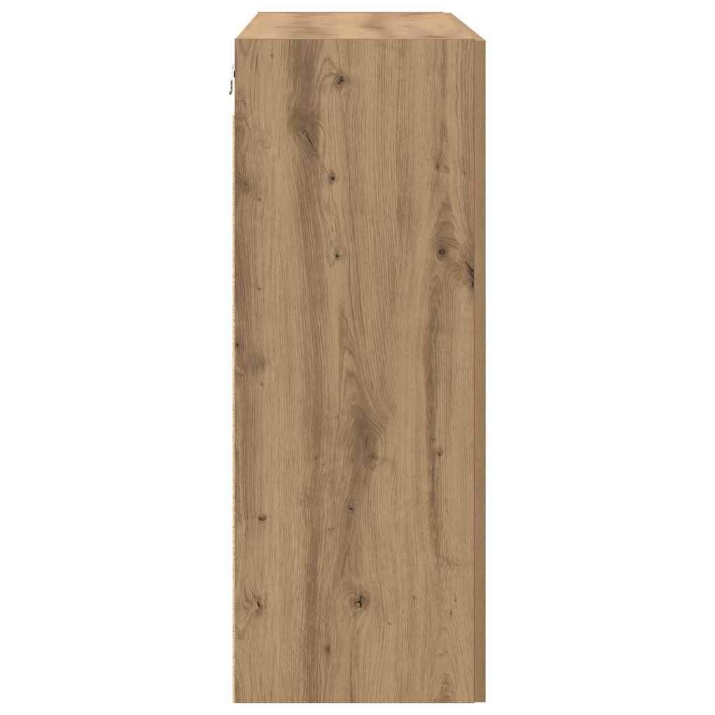 Wandschrank Artisan-Eiche 69,5 x 34 x 90 cm Holzwerkstoff