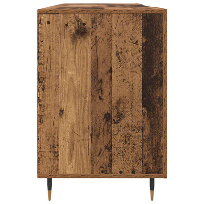vidaXL Schreibtisch mit Regal Altholz 140 x 50 x 75 cm Holzwerkstoff