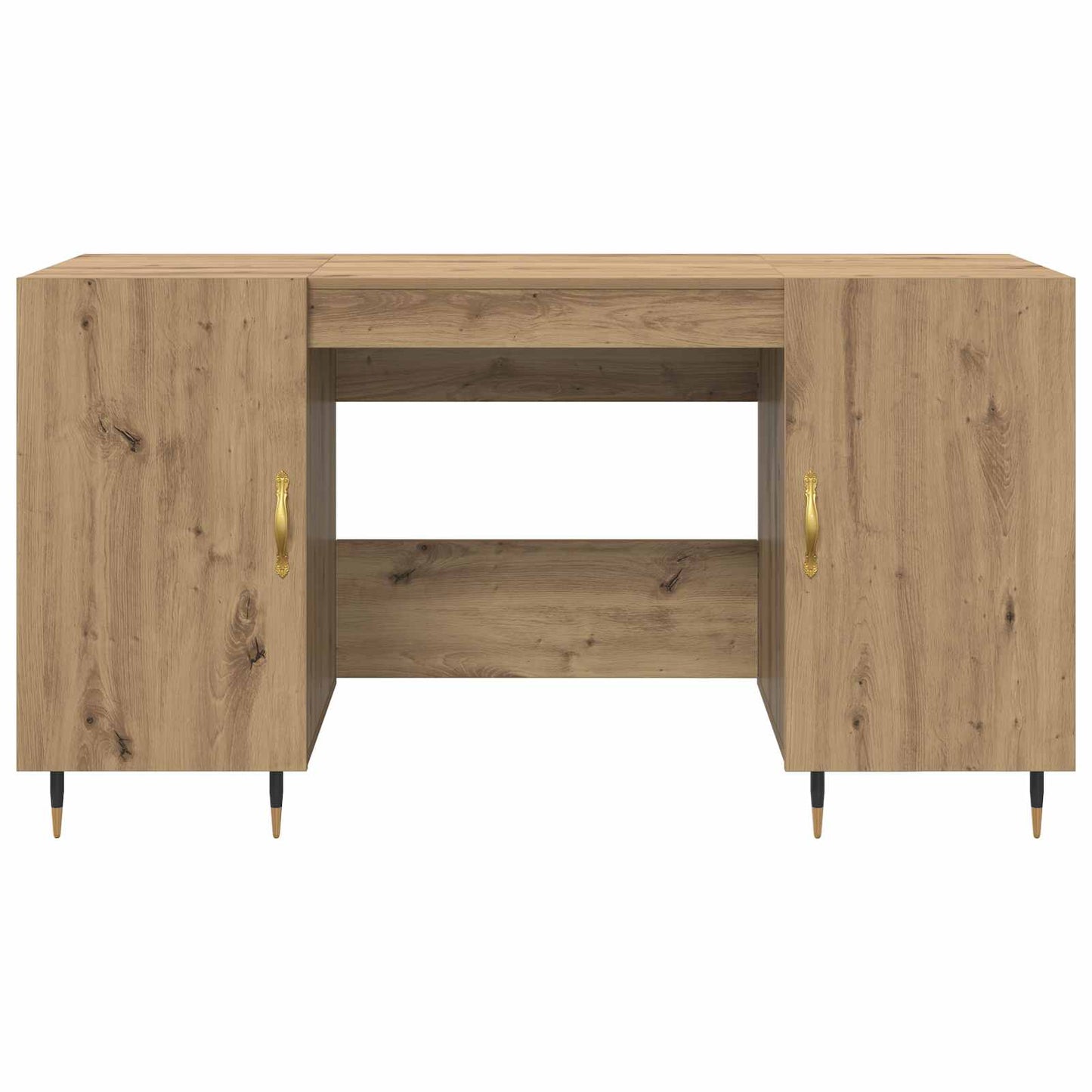 vidaXL Schreibtisch Artisan-Eiche 140 x 50 x 75 cm Holzwerkstoff