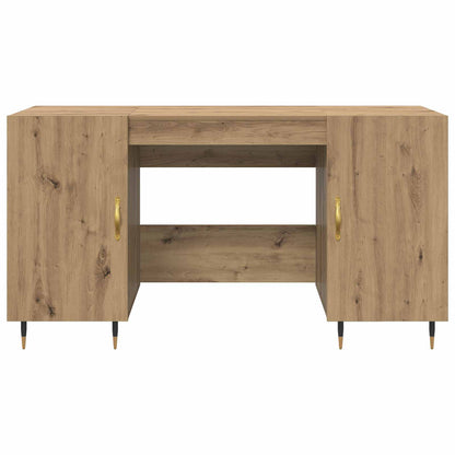 vidaXL Schreibtisch Artisan-Eiche 140 x 50 x 75 cm Holzwerkstoff