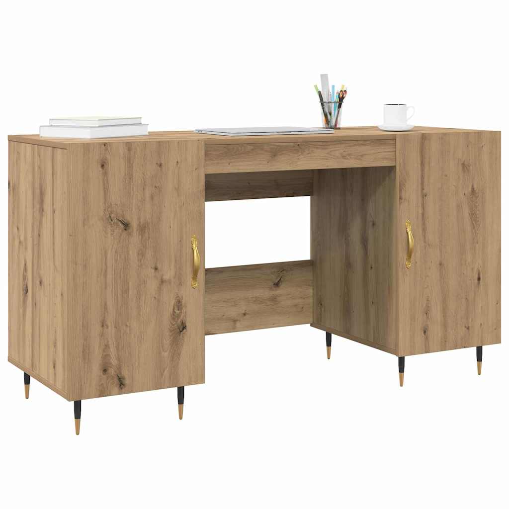 Schreibtisch Artisan-Eiche 140 x 50 x 75 cm Holzwerkstoff