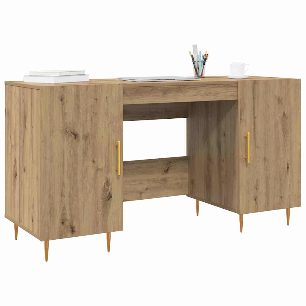 Schreibtisch Artisan-Eiche 140 x 50 x 75 cm Holzwerkstoff
