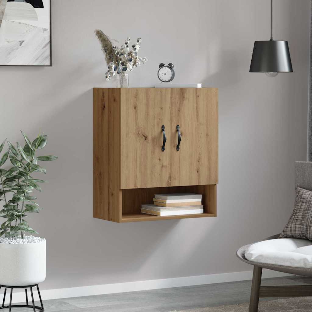 vidaXL Wandschrank Artisan-Eiche 60 x 31 x 70 cm Holzwerkstoff