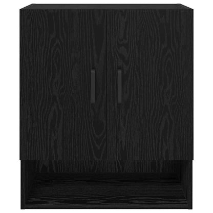vidaXL Wandschrank Schwarz Eichen-Optik 60 x 31 x 70 cm Holzwerkstoff