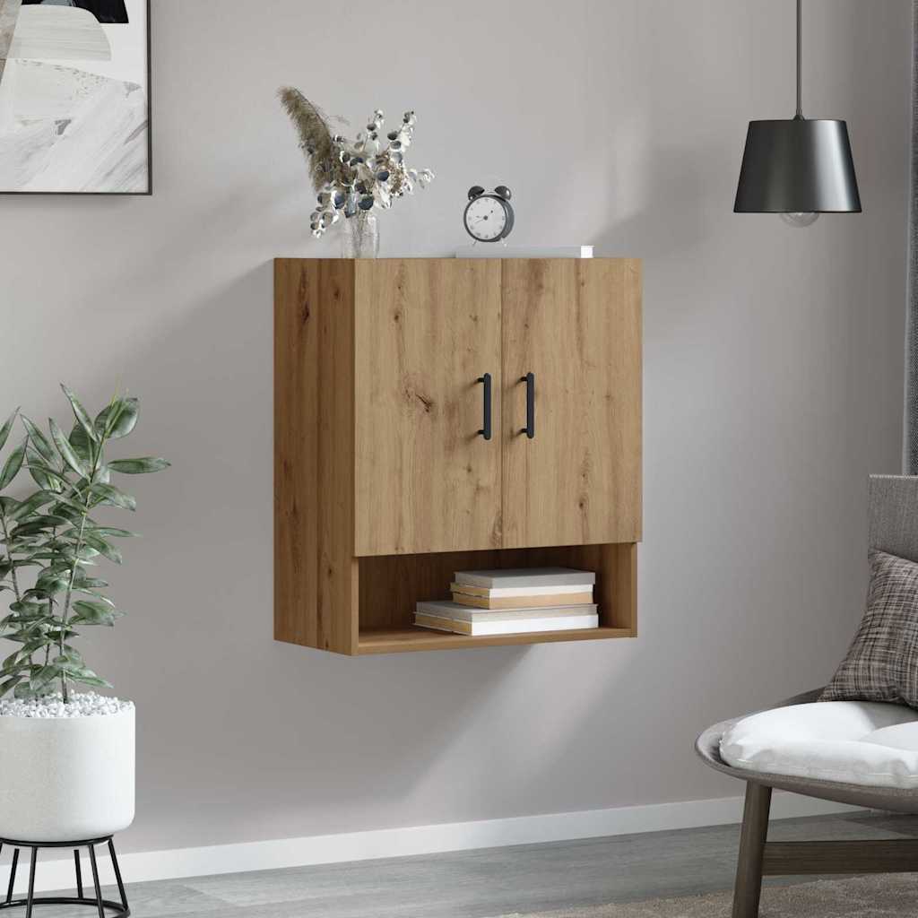 vidaXL Wandschrank Artisan-Eiche 60 x 31 x 70 cm Holzwerkstoff