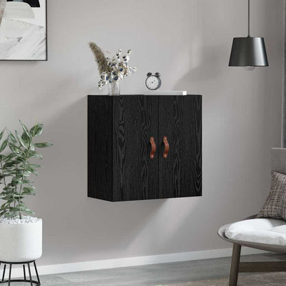 vidaXL Wandschrank Schwarz Eichen-Optik 60 x 31 x 60 cm Holzwerkstoff