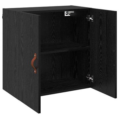 vidaXL Wandschrank Schwarz Eichen-Optik 60 x 31 x 60 cm Holzwerkstoff