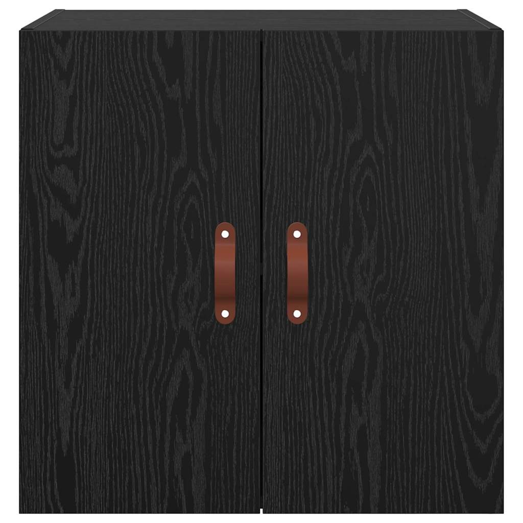 vidaXL Wandschrank Schwarz Eichen-Optik 60 x 31 x 60 cm Holzwerkstoff