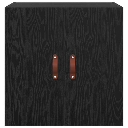 vidaXL Wandschrank Schwarz Eichen-Optik 60 x 31 x 60 cm Holzwerkstoff