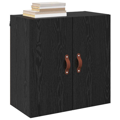 vidaXL Wandschrank Schwarz Eichen-Optik 60 x 31 x 60 cm Holzwerkstoff