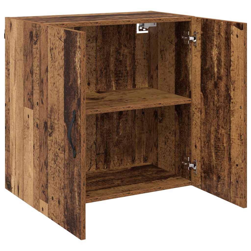 vidaXL Wandschrank Wandmontiert Altholz 60 x 31 x 60 cm Holzwerkstoff
